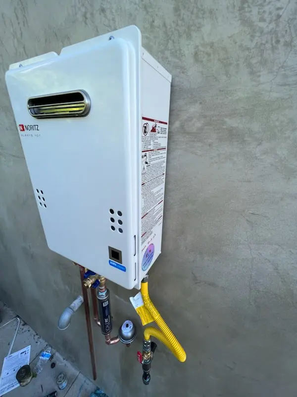 Tankless water heater installation for Portage Lakes homes